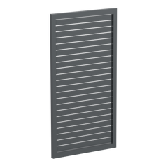 65x16mm slatted gate - Pre Fabricated Aluminium Slat Gate - 930mmW x 1800mmH
