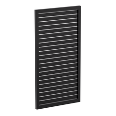 65x16mm slatted gate - Pre Fabricated Aluminium Slat Gate - 930mmW x 1800mmH