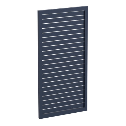 65x16mm slatted gate - Pre Fabricated Aluminium Slat Gate - 930mmW x 1800mmH