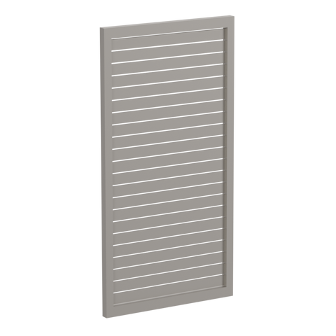 65x16mm slatted gate - Pre Fabricated Aluminium Slat Gate - 930mmW x 1800mmH