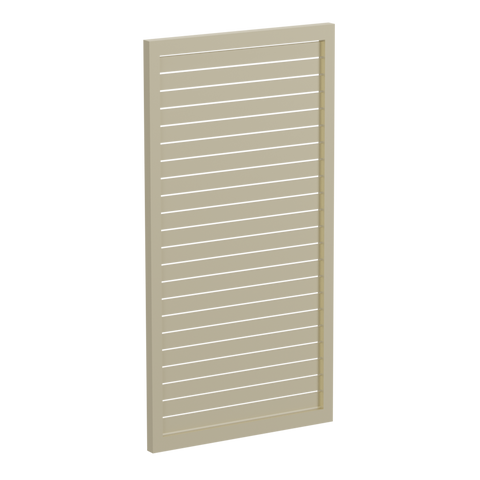 65x16mm slatted gate - Pre Fabricated Aluminium Slat Gate - 930mmW x 1800mmH