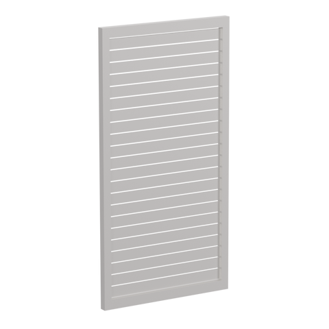 65x16mm slatted gate - Pre Fabricated Aluminium Slat Gate - 930mmW x 1800mmH