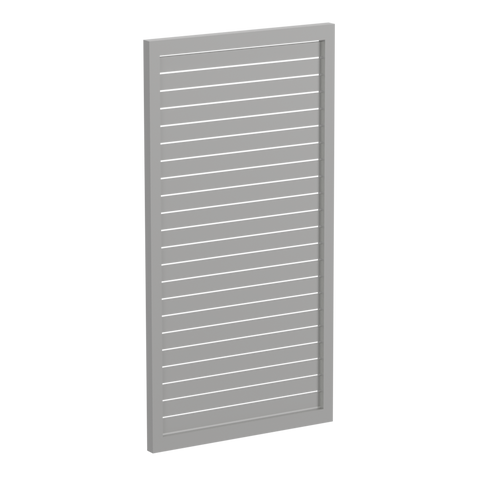 65x16mm slatted gate - Pre Fabricated Aluminium Slat Gate - 930mmW x 1800mmH