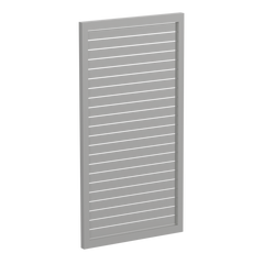 65x16mm slatted gate - Pre Fabricated Aluminium Slat Gate - 930mmW x 1800mmH