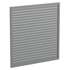 90 x 16mm Slatted Gate - Pre Fabricated Aluminium Slat Gate - 1720mmW x 1800mmH