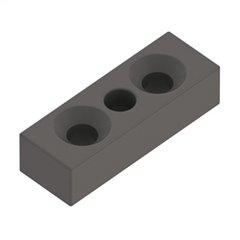 Aluminium Slat Screen Kit - Satin Black colour, 1800mm high x 3000mm wide, Slat fence panel
