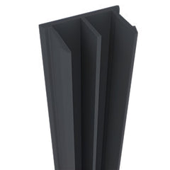 Aluminium Post infill for semi frameless pool fence posts