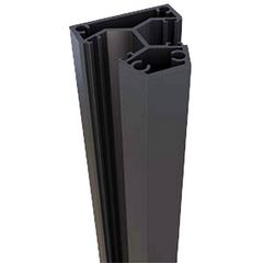 135 Degrees corner post semi frameless pool fence post, Aluminium, 5800mm long,