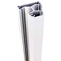135 Degrees corner post semi frameless pool fence post, Aluminium, 5800mm long,
