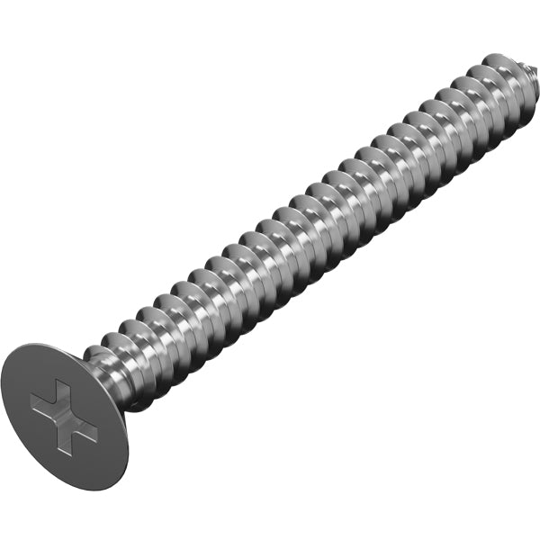 Australis Plus 12g x 50mm SS410 Countersunk Screws - Pack of 10
