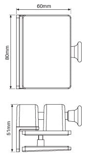 Atlantic - Glass to Wall / Post Pool Fence Latch - Satin Stainless Steel