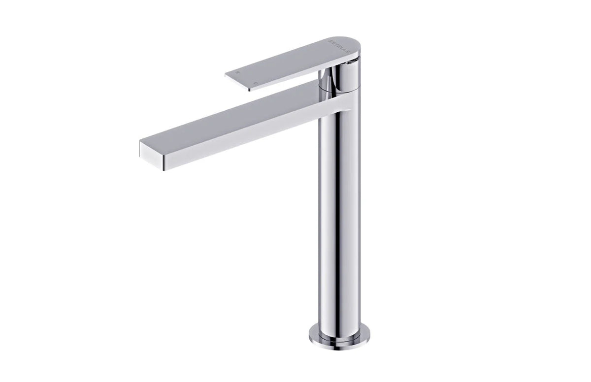 Basin Tap and Mixer Long - Polished Chrome