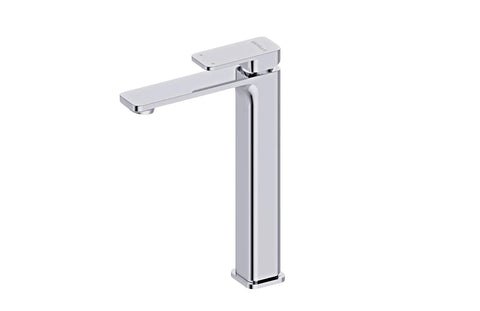 Basin Tap and Mixer Long - Rectangle - Polished Chrome