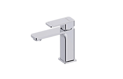 Basin Tap and Mixer Short - Rectangle - Polished Chrome