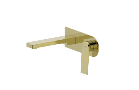 Bath Spout with Mixer - Brushed Brass Electro