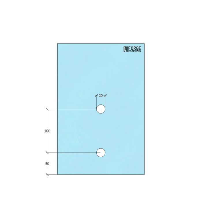 BF10003810TS – Glass Anchor 38mm Diameter x 10mm Spacer Timber Fix SSS – supplier gallery view 3