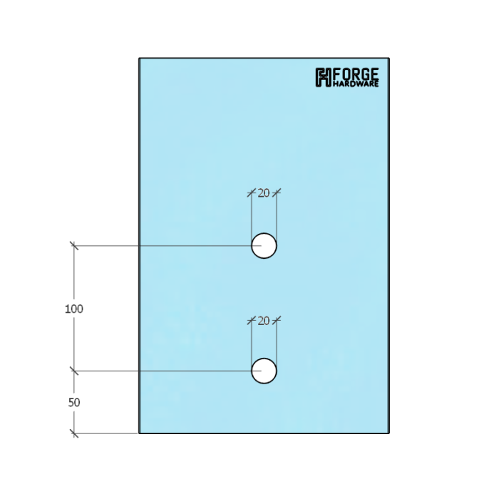 BF10005010S – Glass Anchor 50mm Diameter x 10mm Spacer SSS – supplier gallery view 4
