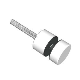 GLASS ANCHOR 50MM DIAMETER X 30MM SPACER MATTE WHITE