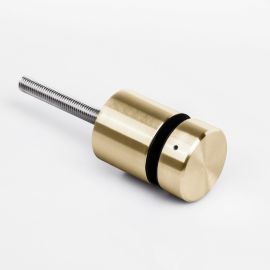 Glass Anchor 50mm Diameter x 50mm Spacer Brushed Brass