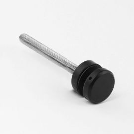 Glass Anchor Slimline 38mm Diameter x 10mm Spacer BLK