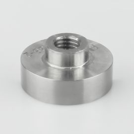 Glass Anchor Slimline 38mm Diameter 10mm Spacer Satin