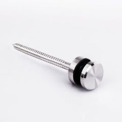 Glass Anchor Slimline 38mm Diameter x 10mm Spacer TIMBER FIX SSS