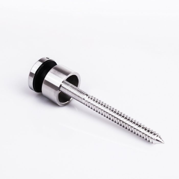 BF11503820TS – Glass Anchor Slimline 38mm Diameter x 20mm Spacer Timber Fix SSS – supplier gallery view 2