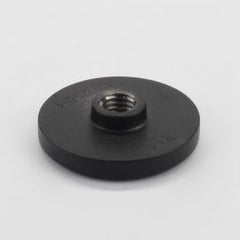 GLASS ANCHOR SLIMLINE 50MM DIAMETER 10MM SPACER BLK