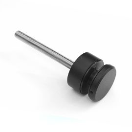 Glass Anchor Slimline 50mm Diameter x 20mm Spacer BLK