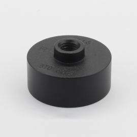 Glass Anchor Slimline 50mm Diameter 20mm Spacer BLK