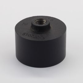 Glass Anchor Slimline 50mm Diameter 30mm Spacer BLK