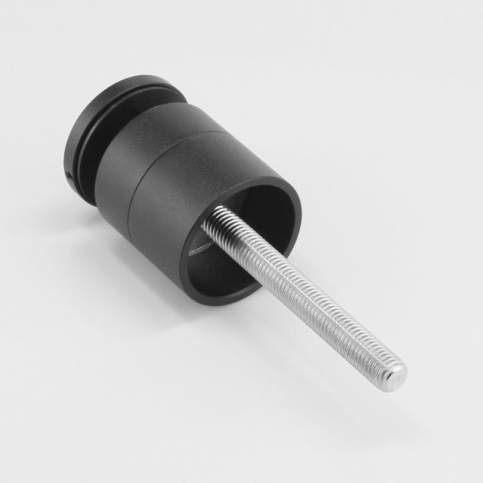 BF11505050B – Glass Anchor Slimline 50mm Diameter x 50mm Spacer BLK – supplier gallery view 2