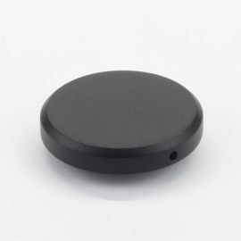 Glass Anchor Slimline 50mm Diameter Cap BLK