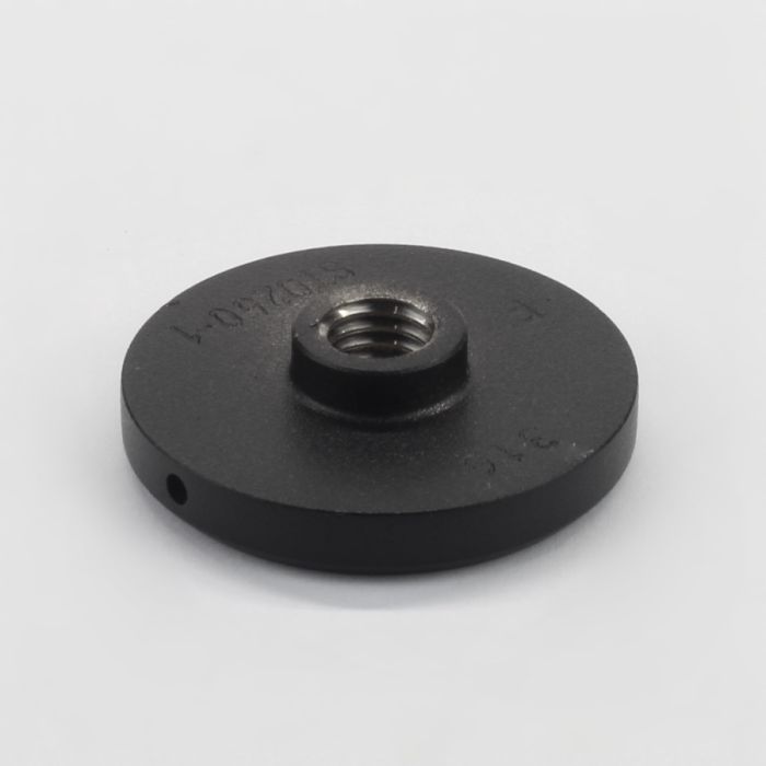 BF115050CAPB – Glass Anchor Slimline 50mm Diameter Cap BLK – supplier gallery view 2