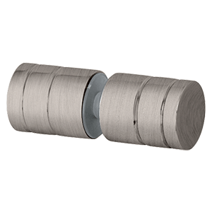 Round Shower Door Knob 25 mm x 30 mm - Brushed Nickel