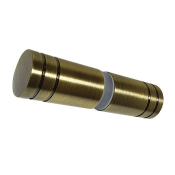 Round Shower Door Knob 25 mm x 40 mm - Brushed Antique Brass