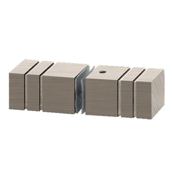 Square Shower Door Knob - Brushed Nickel