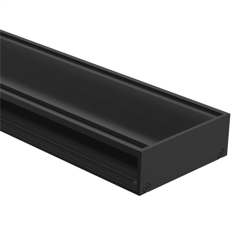 Drainlab - Linear Drain Tile Insert - Up to 10mm Tile - 3600mmL x 35mmH - Black