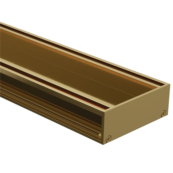 Drainlab - Linear Drain Tile Insert - Up to 10mm Tile - 3600mmL x 35mmH - Gold