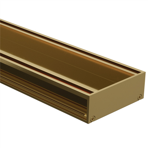 Drainlab - Linear Drain Tile Insert - Up to 10mm Tile - 3600mmL x 35mmH - Gold