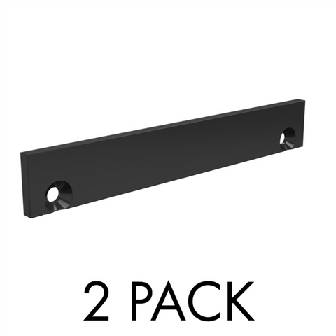 Drainlab - End Plate - 15mmH - Black - 2 PK