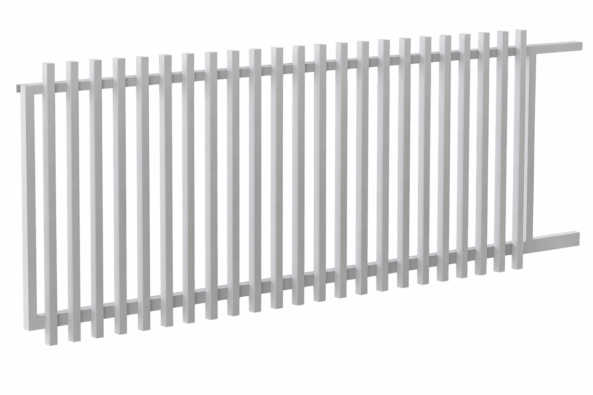 40 x 40mm Radiator Sliding Gate – 80mm Gap | Aluminium Gate