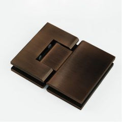 FORGE Shower Hinge Glass to Glass 180 Degree Dark Antique Bronze