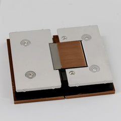 ES2HDAJAB – FORGE Shower Hinge Heavy Duty Adjustable Glass to Glass 180 Degree Antique Bronze – supplier gallery view 2