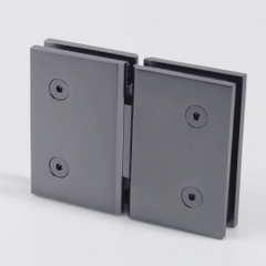 FORGE Shower Hinge Glass to Glass 180 Degree with One Way Door Stopper Gunmetal