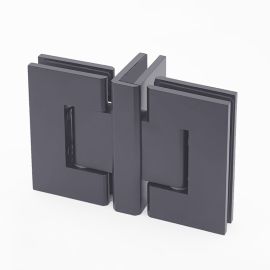 FORGE Shower Hinge Glass to Glass Back to Back Gunmetal