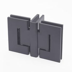 FORGE Shower Hinge Glass to Glass Back to Back Gunmetal