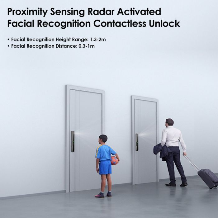 FHFESLFAS3T – FORGE Biometric Aluminium Frame Door Push & Pull Smart Lock S3T | TTLock – supplier gallery view 9