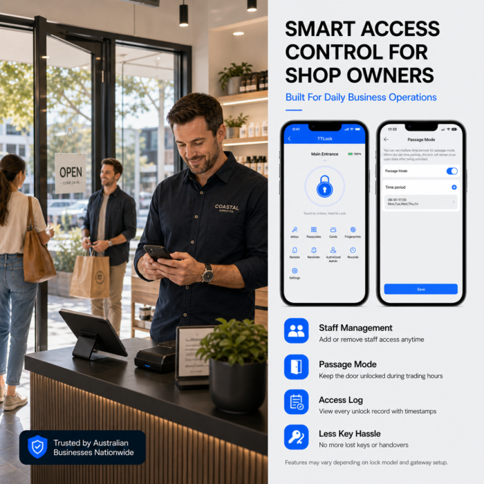 FHFEUTSLMH3T – FORGE Biometric Aluminum Frame Slim Smart Lock HL3 | TTLock BLE – supplier gallery view 4