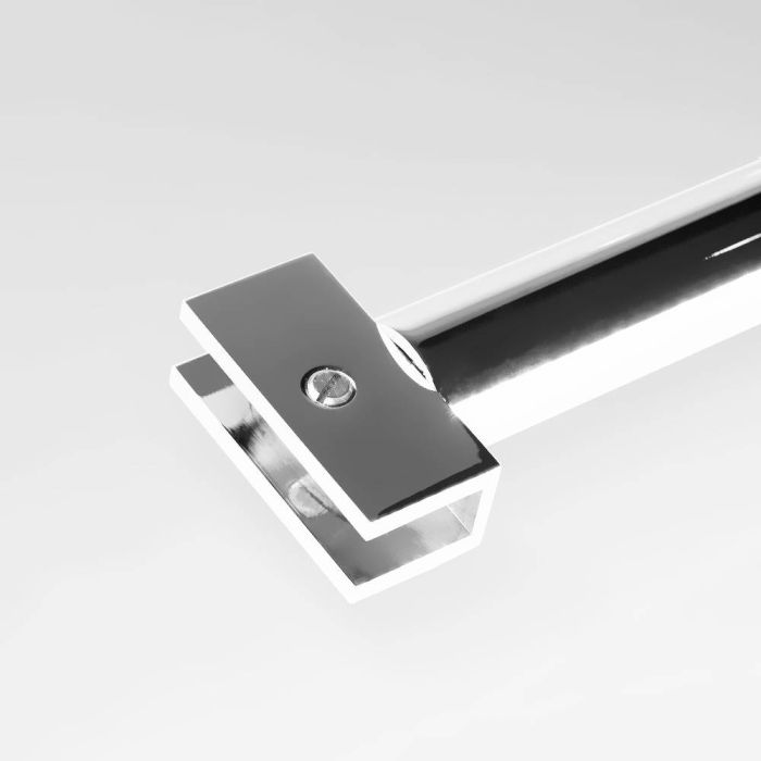 FGCB1200C – Bracing Bar Over Panel Glass to Ceiling 1200mm Chrome – supplier gallery view 2